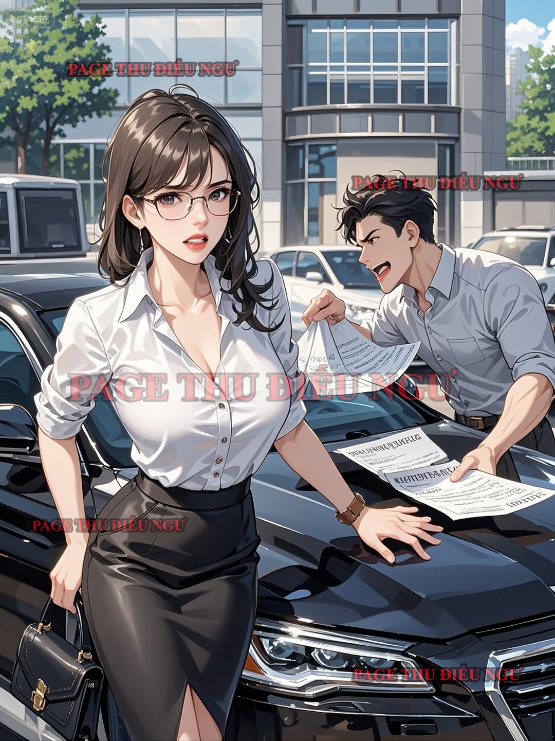 Bìa truyện ĐỒNG NGHIỆP VAY TIỀN MUA XE MỚI