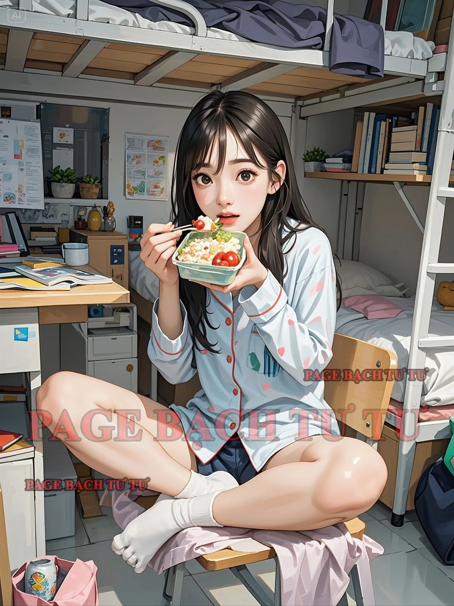 Bìa truyện BẠN CÙNG PHÒNG SUÝT KHIẾN TÔI THÀNH TỘI PHẠM