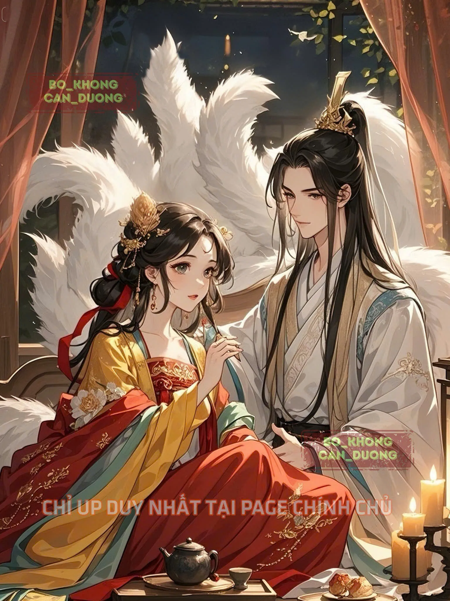 Bìa truyện CHÀNG RỂ HỒ LY VÀ NÀNG THẦN NỮ