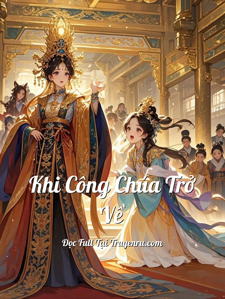Bìa truyện KHI CÔNG CHÚA TRỞ VỀ