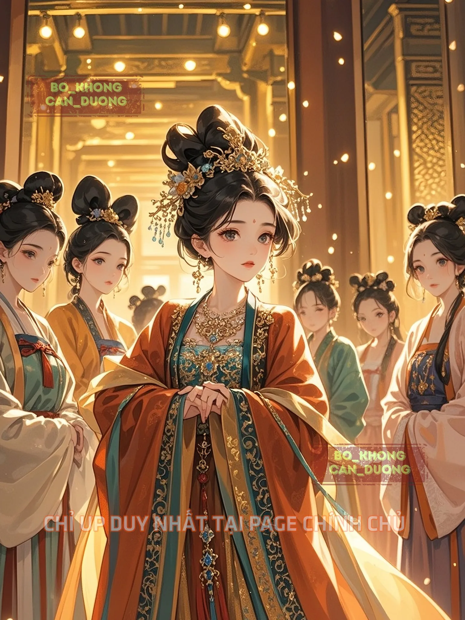 Bìa truyện Nàng Hầu Gái Có Thể Nghe Thấy Tiếng Lòng Hoàng Đế