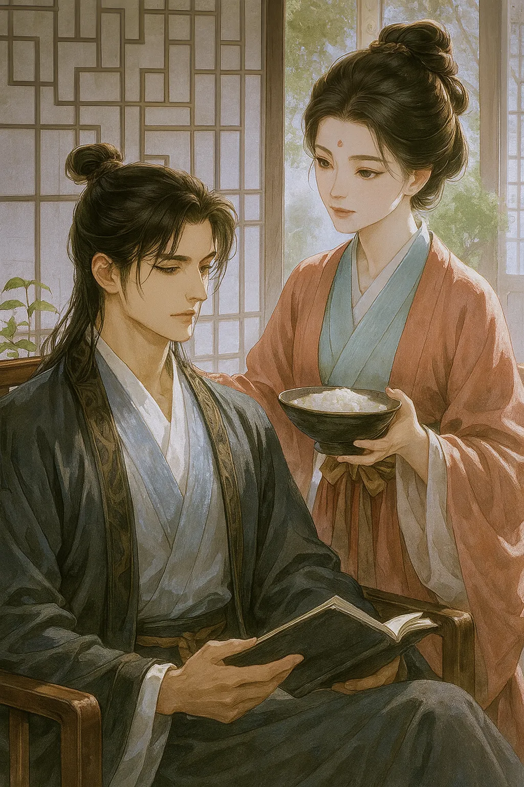 Bìa truyện Trăng Sáng Soi Dòng Nước Lặng